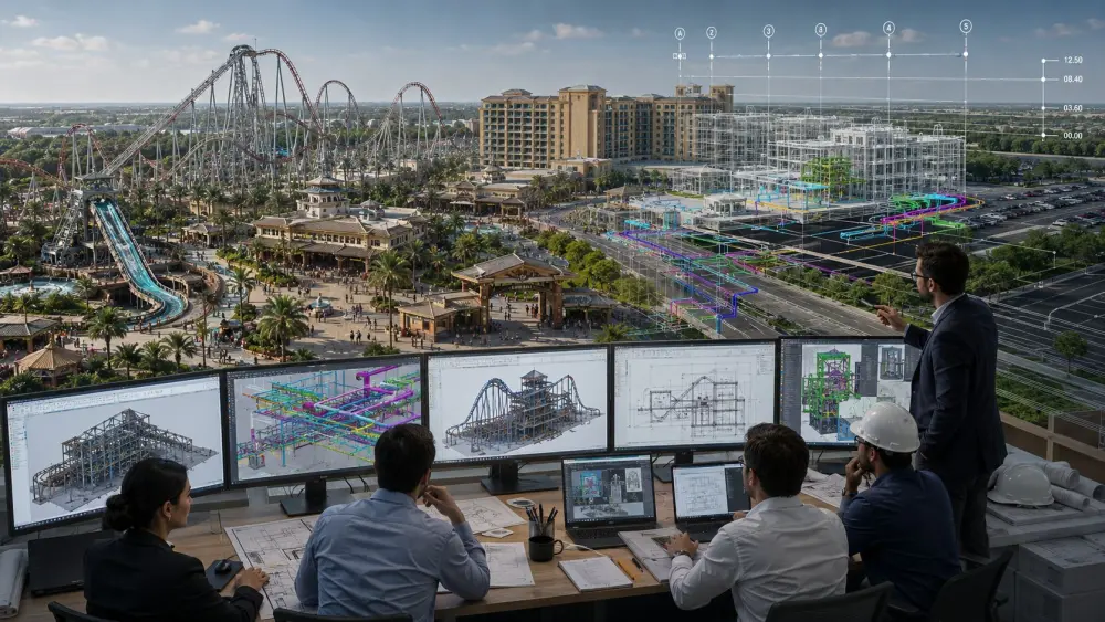 Why BIM for Theme Parks Is Essential for Modern Entertainment Developments